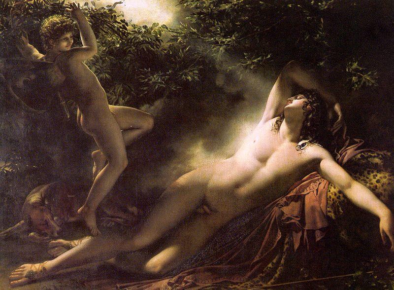 Anne-Louis Girodet-Trioson Endymion Asleep oil painting image